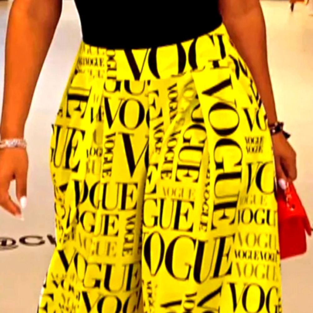 Wide leg pants